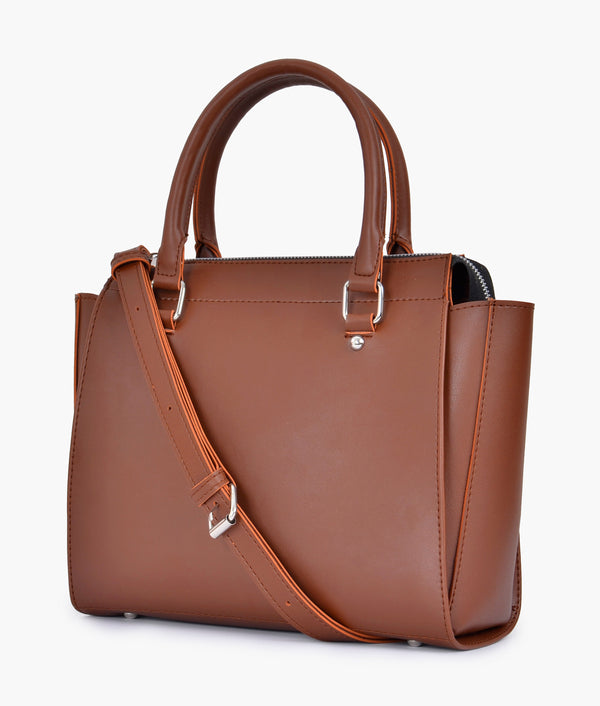 RTW Creation - Horse brown classic top-handle bag