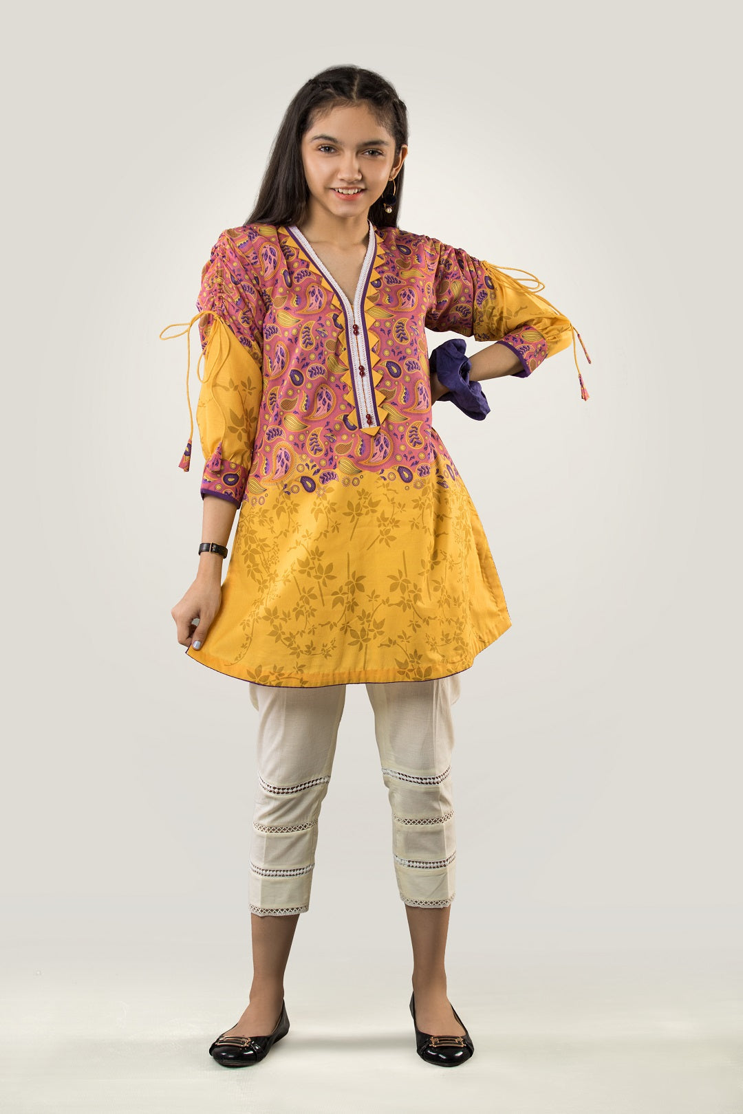 PRKT-053 POP ART Digital Printed Lawn Shirt & Cotton Trouser
