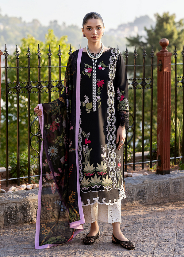 Bloom By Saira Shakira Unstitched 3 Piece Luxury Lawn Collection'2025-06-B-Sauvage