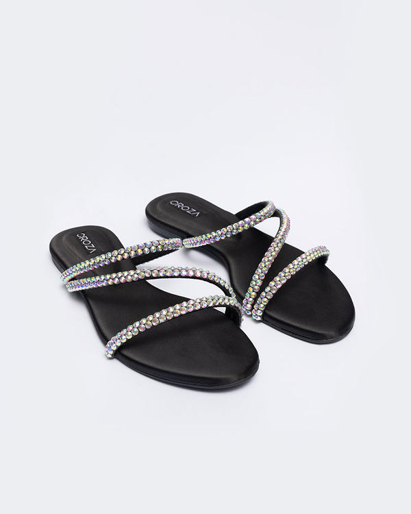 SEOUL Strappy Flats_white