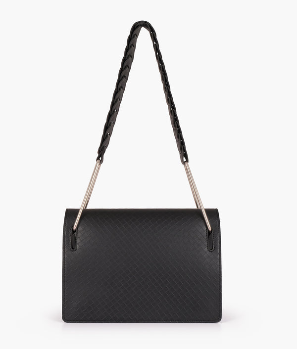 RTW Creation - Black loop strap shoulder bag
