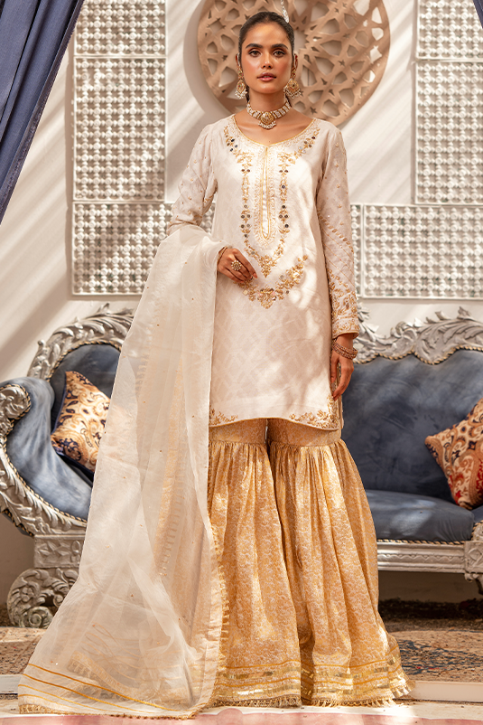 Zaaviay Stitched Eid Collection 2022  Zuri (Three Piece)