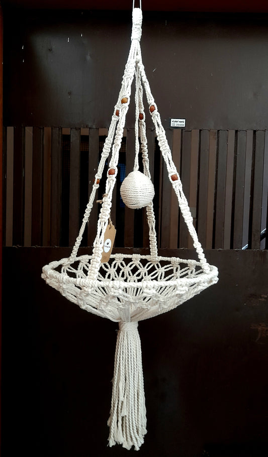 Macrame pet swing