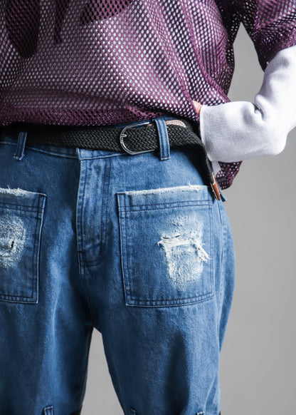 Construction Belt Cargo Denim Jeans