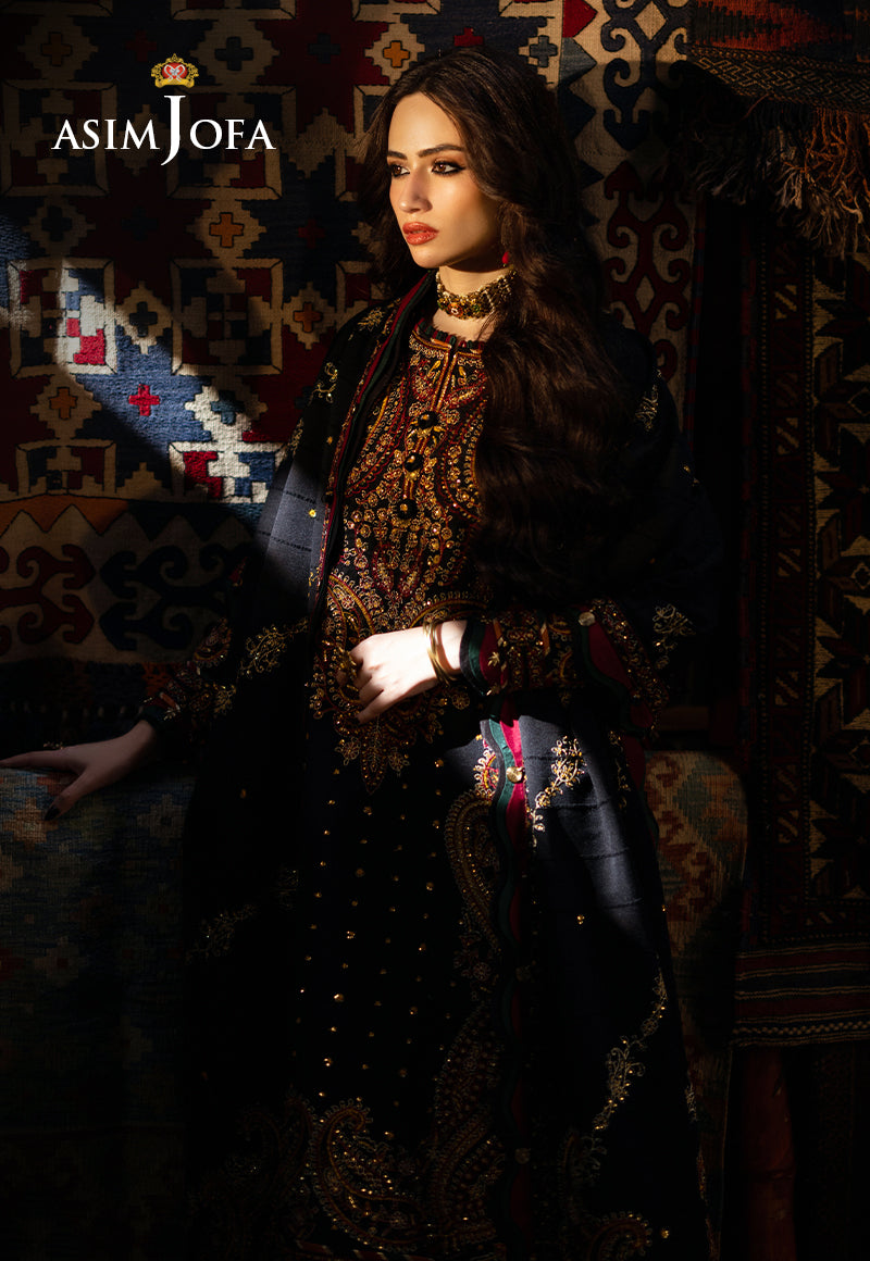 AJKT-03 EMBROIDERED SELF TWILL 3 PCS