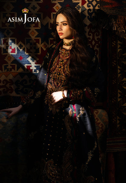 AJKT-03 EMBROIDERED SELF TWILL 3 PCS