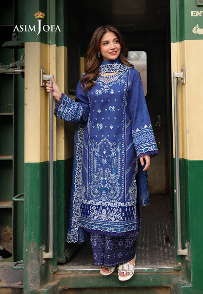 AJUBU-02 Embroidered Jacquard 3 Pcs