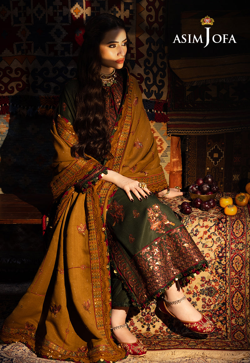 AJKT-10 EMBROIDERED SELF TWILL 3 PCS