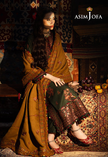 AJKT-10 EMBROIDERED SELF TWILL 3 PCS