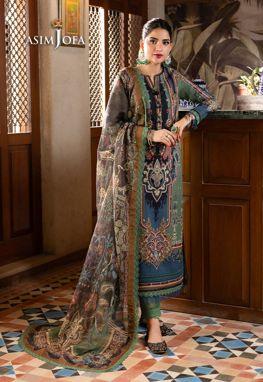 AJRWP-24 PRINTED PREMIUM WINTER COTTON STITCHED 3 PCS