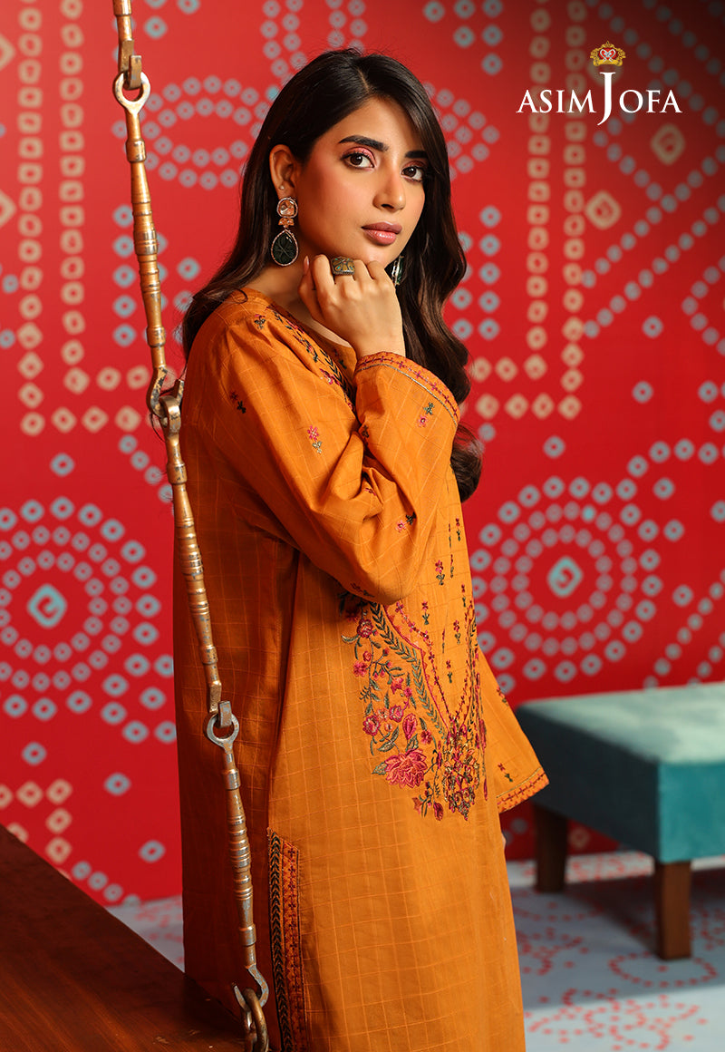 AJTM-21 - 1 PC EMBROIDERED SELF JACQUARD 1 PC