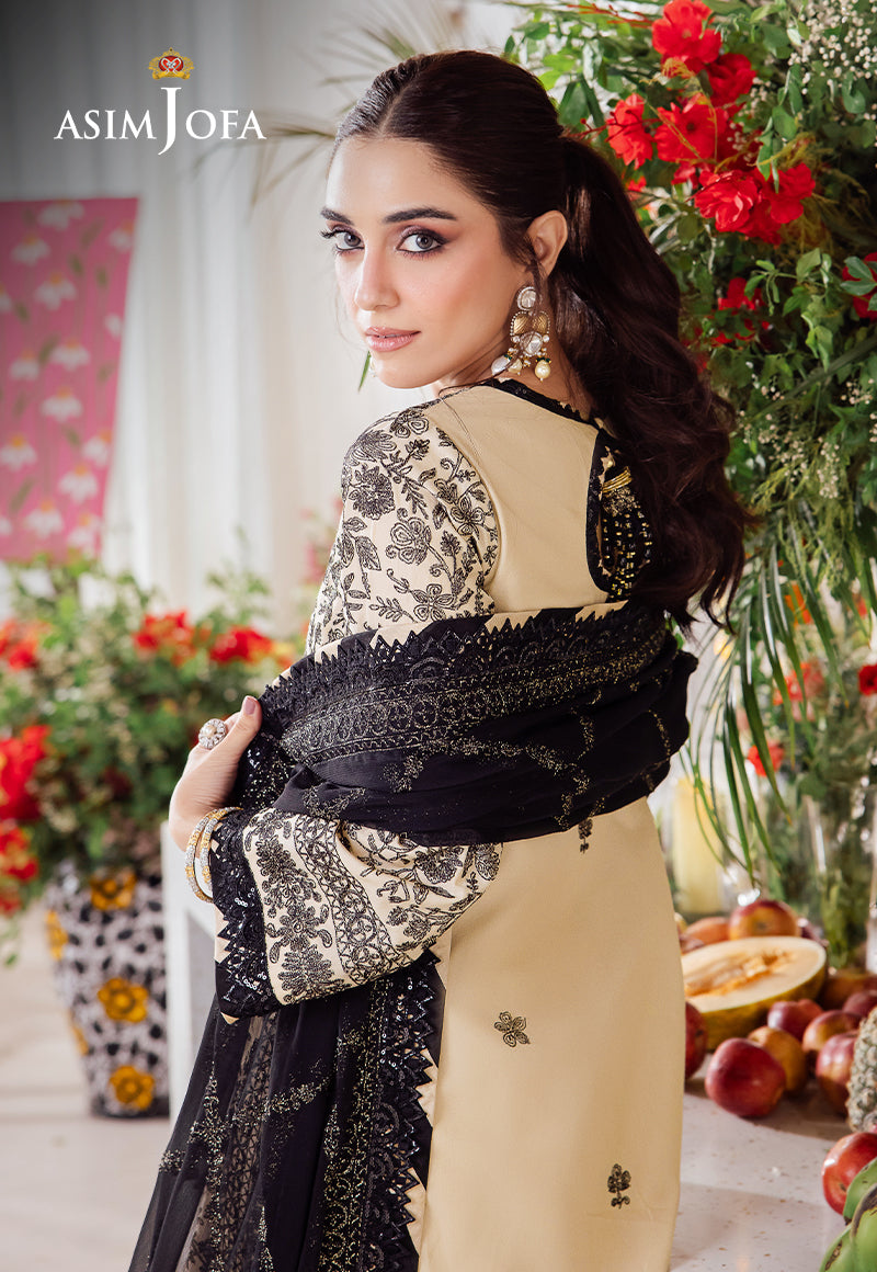 AJUR-09 EMBROIDERED LAWN 3 PCS
