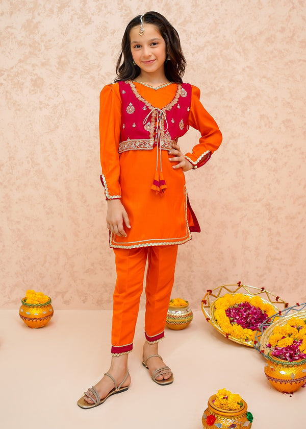 Eid Ka Andaaz By Modest Stitched 3 Piece Formals Collection'2025-9035 Toddler