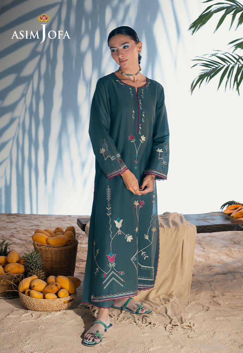 AJSBDP-02 Embroidered Lawn Stitched 2pcs