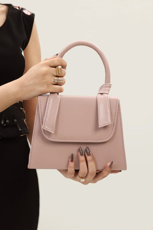 Tea Pink Branded Women Handbags 