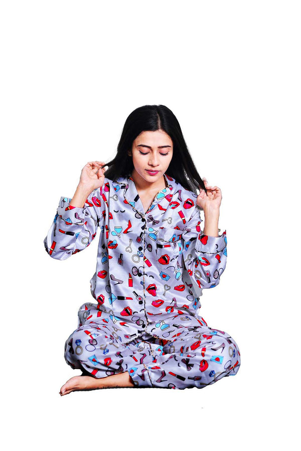 Valerie introduces studio by arj women's 5 Pcs nightwear/sleepwear night suit-ILS-PJ-008