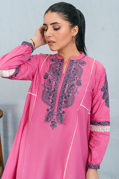 1 pc Frock Chambery Fabric Embroidery WEMB-004