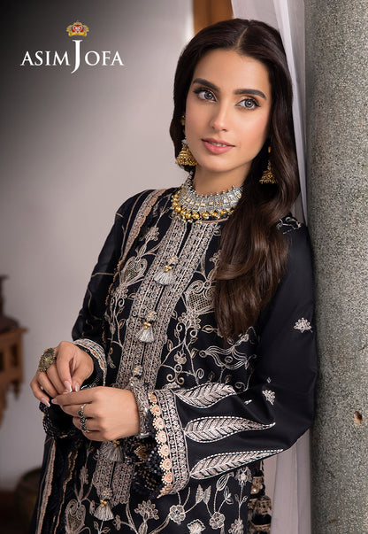 AJSW-27 EMBROIDERED POLY VISCOSE 3 PCS