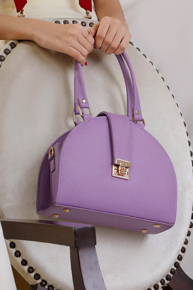 Purple Branded Women Handbags 