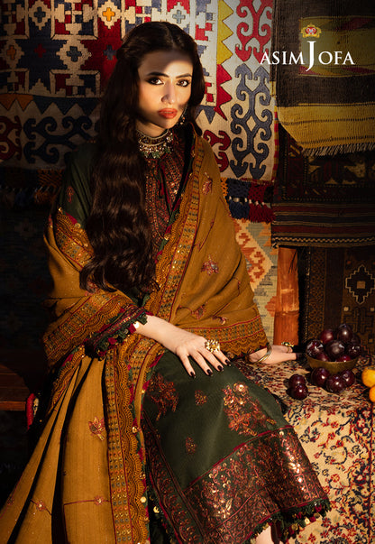 AJKT-10 EMBROIDERED SELF TWILL 3 PCS