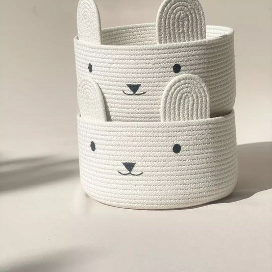 Bunny Design for Kids Room, Toy Storage, and Nursery Décor