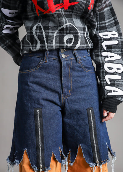 Denim Corduroy Pants