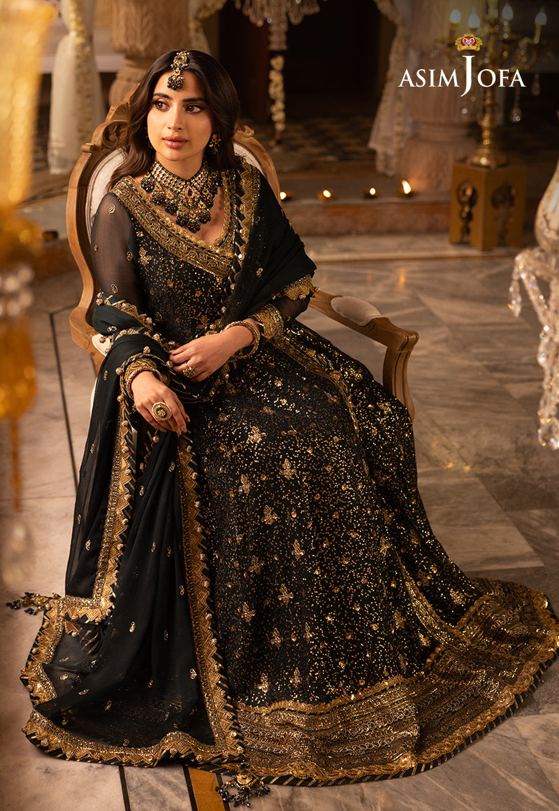 AJSH-05 EMBROIDERED CHIFFON 2 PCS