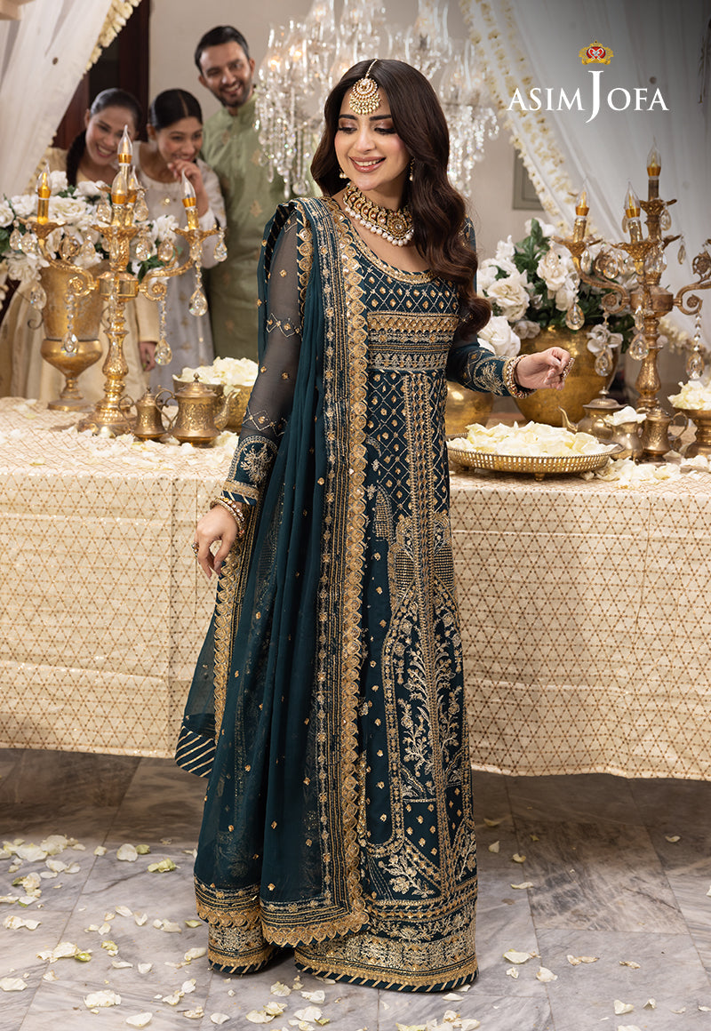 AJSH-18 EMBROIDERED CHIFFON 3 PCS