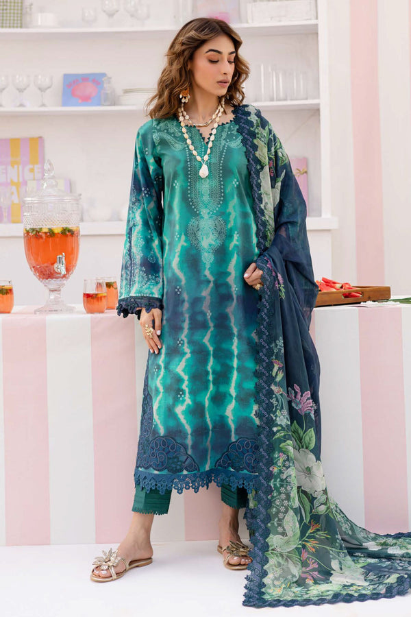 Gardenia By Nureh Unstitched 3 Piece Emb And Printed Lawn Collection'2025-NSG-190