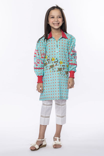01 PCS Digital Printed Kurti SKU: MAC-031