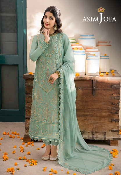 AJSW-25 EMBROIDERED POLY VISCOSE 3 PCS