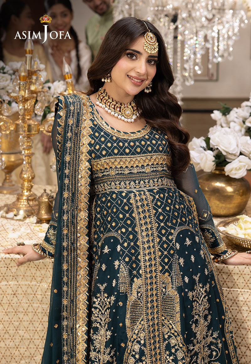 AJSH-18 EMBROIDERED CHIFFON 3 PCS