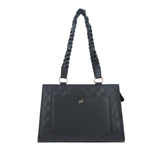Velvique Leather Tote Bag-burgundy