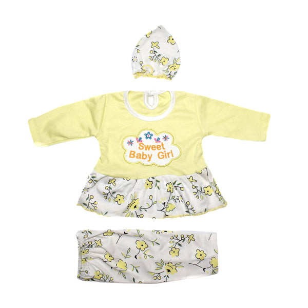 Baby printed/Embroided dress. Age 0 to 06 months. -3