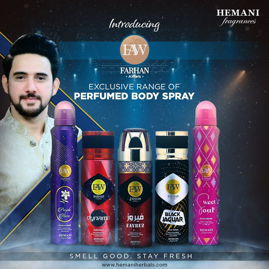 FAW Black Jaguar Body Spray for Men 200ml