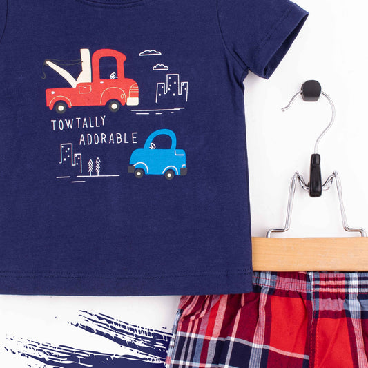 Baby Boy 2 piece Set Cars Print