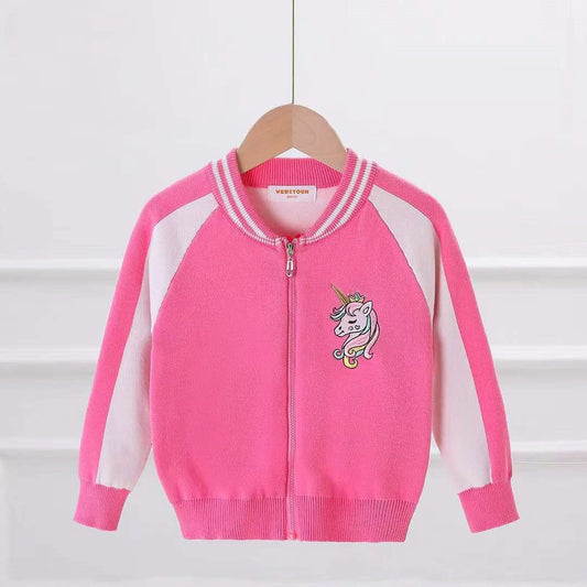 Girl Unicorn Zipper Multiple Color