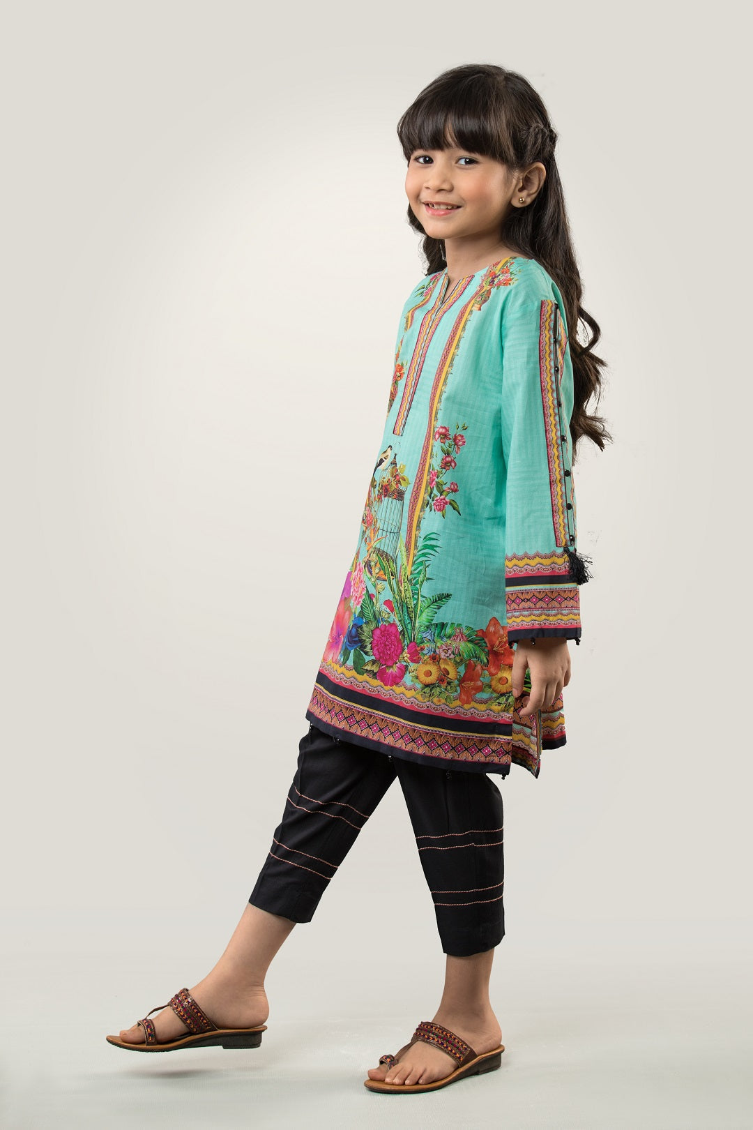Digital Printed Lawn Kurti SKU: PRK-004