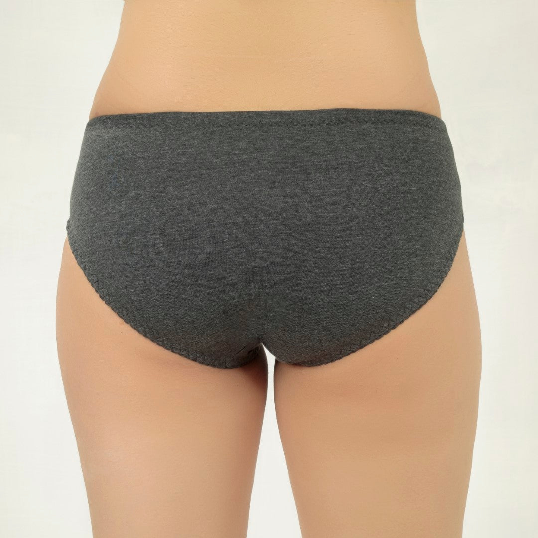 Irisoft NEO, Cotton Jersey Panty, CHARCOAL