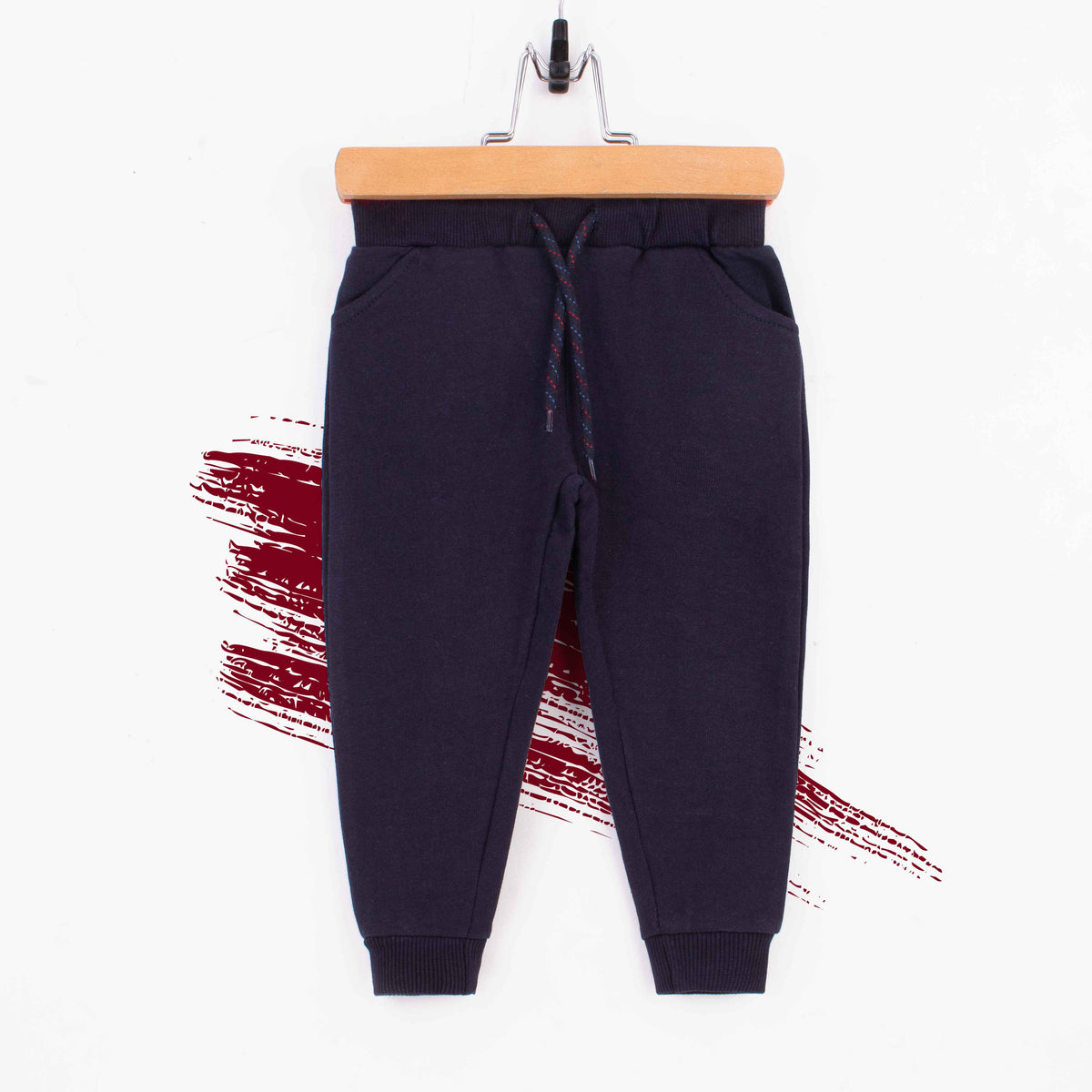 C.A Baby Boy Navy Blue Plain Trouser