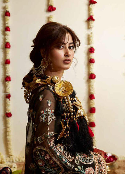 Sagar Kinaray By MNR Embroidered  Suits Unstitched 3 Piece MNR23SK ZWU23-22 BASGUL - Wedding Collection