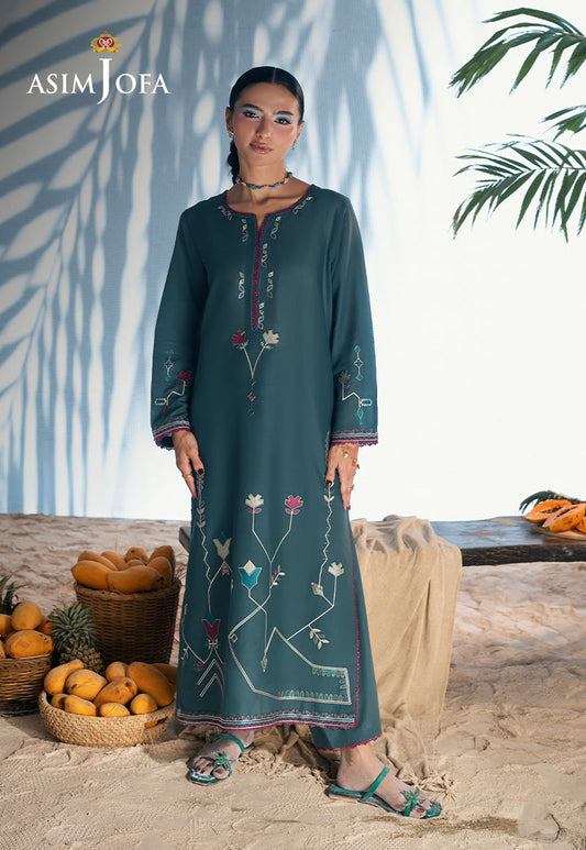 AJSBDP-02 Embroidered Lawn Stitched 2pcs