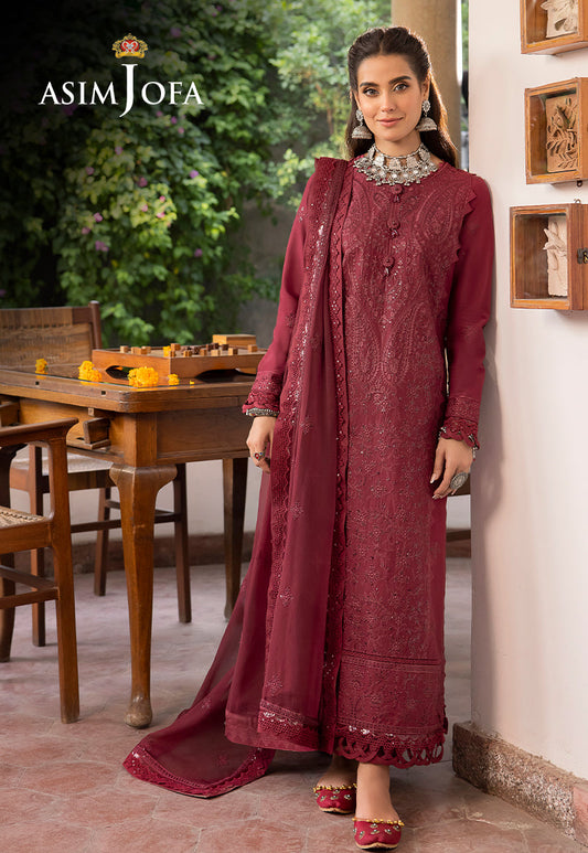 AJSW-02 EMBROIDERED POLY VISCOSE 3 PCS