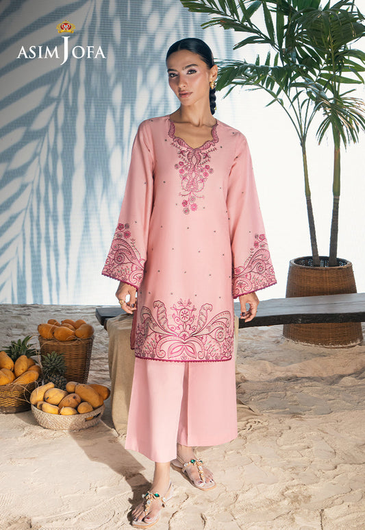 AJSBDP-08 Embroidered Lawn Stitched 2pcs