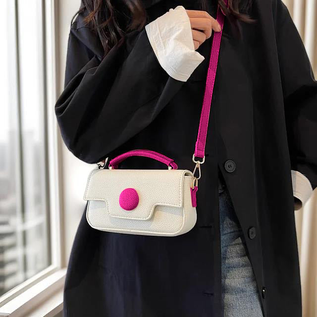 Fineur - Dot Luxe Crossbody Bag - White
