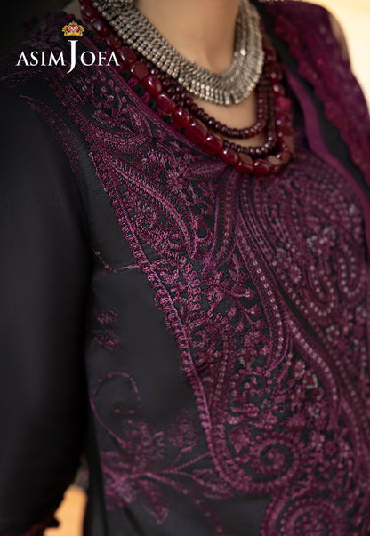 AJSW-16 EMBROIDERED LAWN SILK 3 PCS