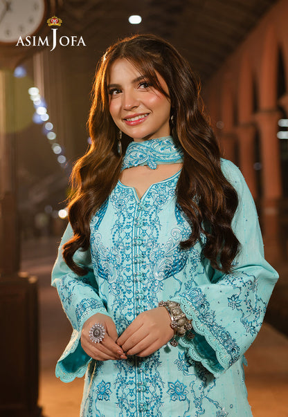 AJUBF-31 EMBROIDERED JACQUARD 3 PCS