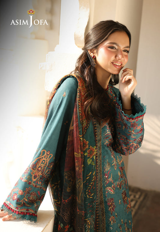 AJUBU-03 Embroidered Jacquard 3 Pcs