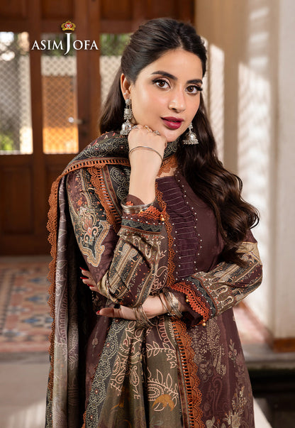 AJRWP-19 PRINTED PREMIUM WINTER COTTON STITCHED 3 PCS