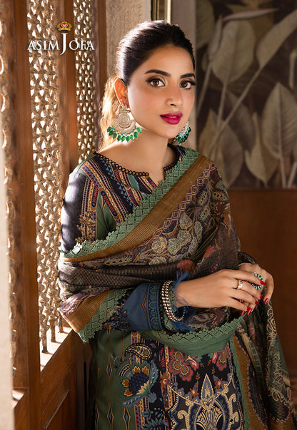 AJRWP-24 PRINTED PREMIUM WINTER COTTON STITCHED 3 PCS